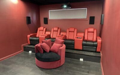 Custom Home Theatre Seating – Tailored for Comfort and Performance